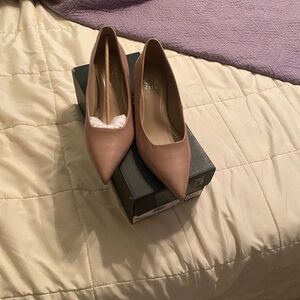 Aldo Nude Pointed Toe Heels